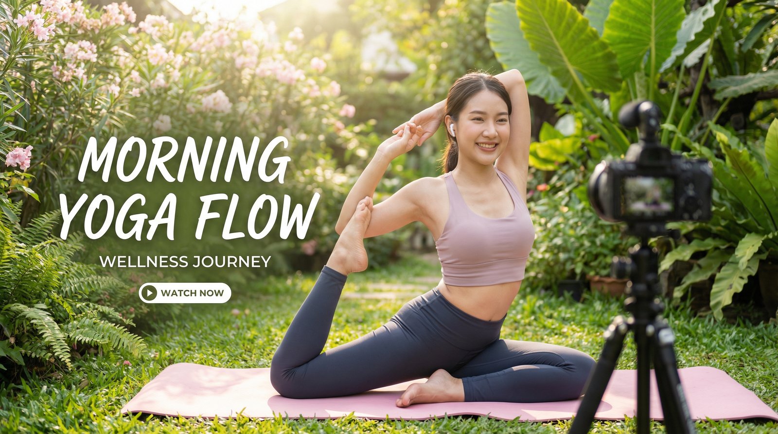 福利姬瑜伽晨练健身视频